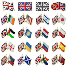 United Kingdom | Union Jack Freindship Enamel Pin Badges