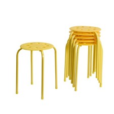 Stackable Metal Stools Set of