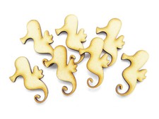 Wooden Seahorse Craft Shape