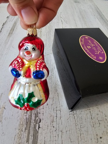 Radko jolly couple gem snowman
