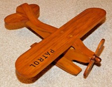 Wooden patrol seaplane display - seaplane,