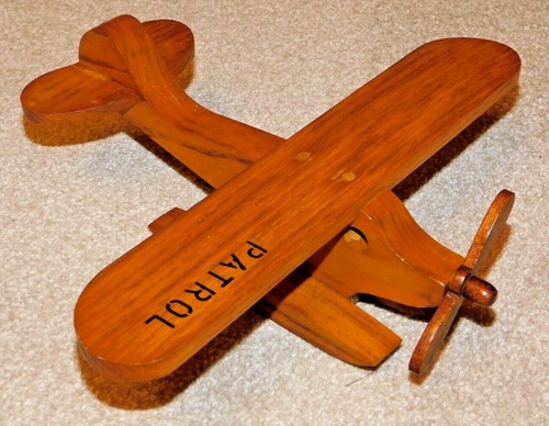 Wooden patrol seaplane - seaplane, display