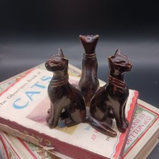 Bronze Cat Group of Three