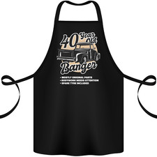40 Year Old Banger Birthday 40th Year Old Cotton Apron 100% Organic