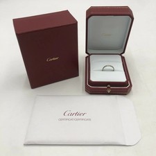 Super  10 OFF Used Item Men s CARTIER Ballerina Curve Wedding Ring CRB4092858 P