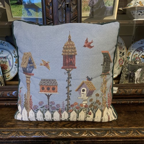 Vintage tapestry cushion - cushion, cover