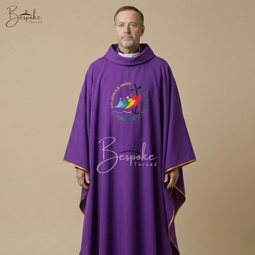 Purple catholic priest - purple,