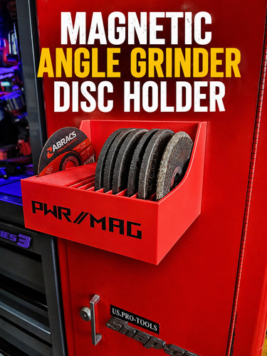 Magnetic angle grinder - grinder, disc
