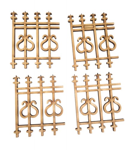 Dolls house fence - house,