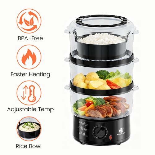 Superlex tier food steamer - superlex,