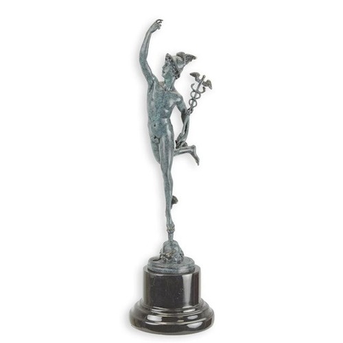 Bronze sculpture mercury - bronze, of