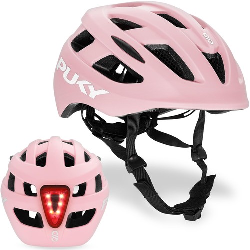 Helmet pink kids cycling - kids,