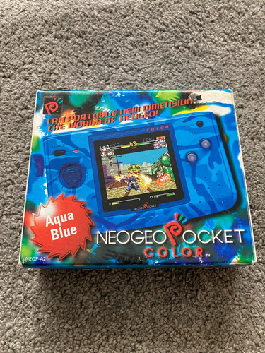 Snk neo geo pocket color - color, aqua