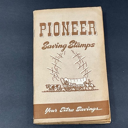 Vintage pioneer saving stamps - pioneer,