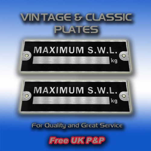 Swl weight plates for - swl, 2