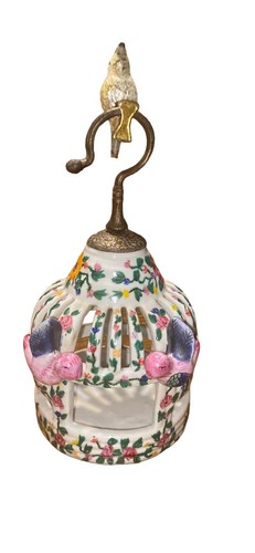 Vintage chinese bird cage - vintage,