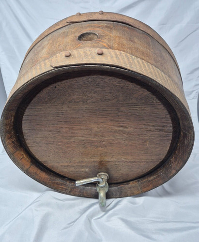 Rare vintage oak wooden - wooden, metal