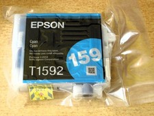 GENUINE EPSON T1592 Cyan cartridge KINGFISHER vacuum sealed Original R2000 ink