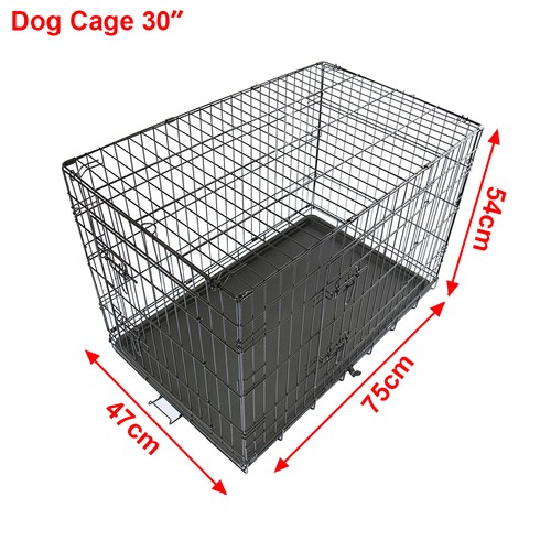 Metal dog cage - metal, animal