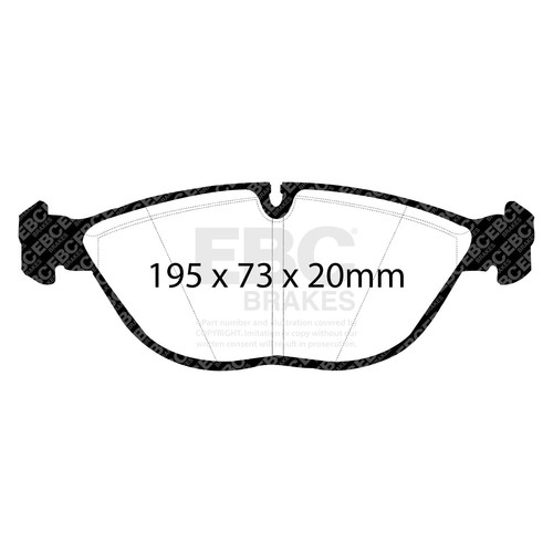 Ebc dp31035c brake pad set - brake,