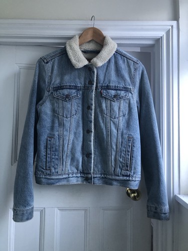 Mens levis sherpa denim jacket - sherpa,