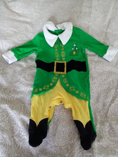 Elf christmas babygrow age - christmas,