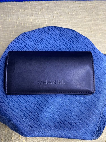 Chanel black quilted hard - quilted, case