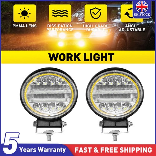 27w inch round led work - 27w,