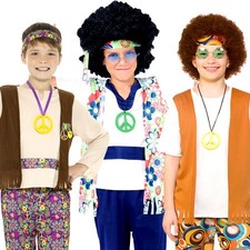 Hippy boys fancy dress 60s - dress,