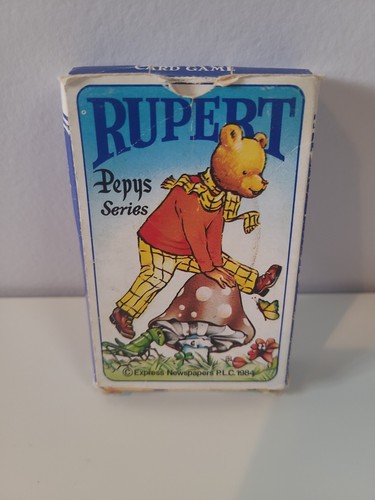 Rupert bear vintage card - vintage,