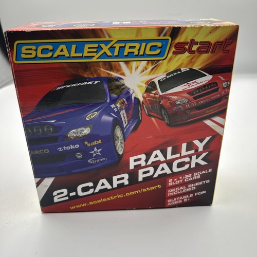 Scalextric start rally car - start, 2-car