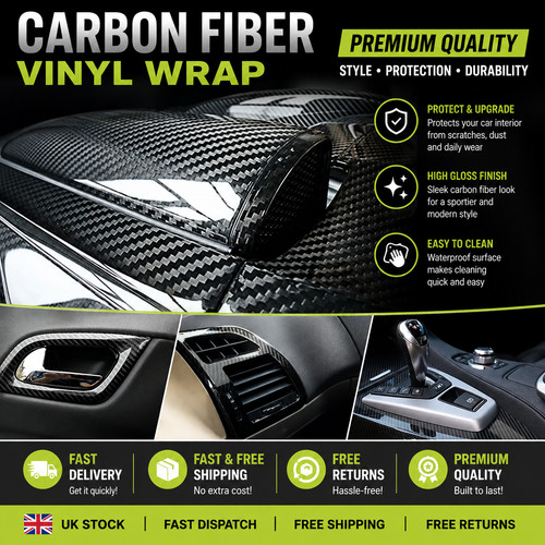 Carbon fibre car interior - carbon,
