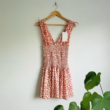 Zara Red Floral Print Mini