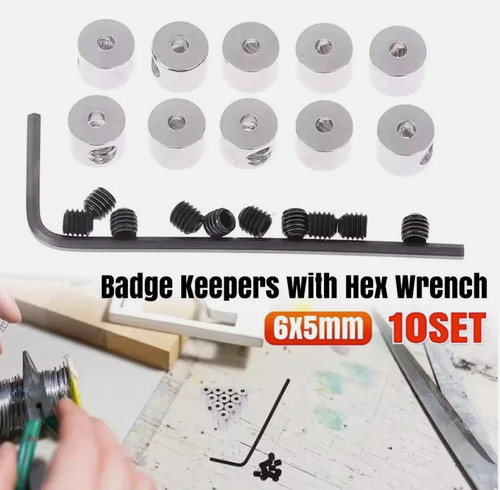 10pcs badge keepers - 10pcs,