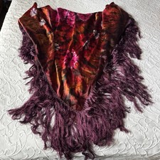 LARGE Vintage 100% Silk Opera