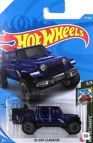 Jeep gladiator blue - 1/64,