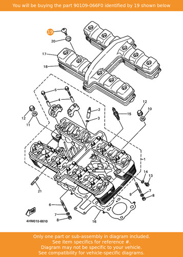 Yamaha bolt 90109 - yamaha, oem