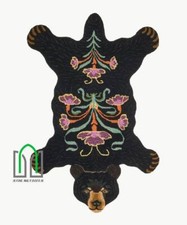 Hand Tufted Tibetan Aztec Bear