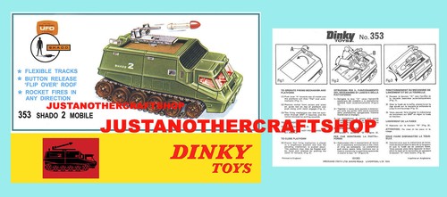 Dinky 353 ufo shado gerry - dinky,