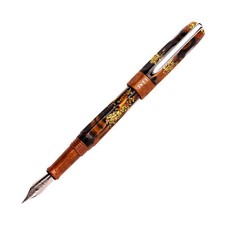 Benu Talisman Fountain Pen in Tiger's Eye - Flexible Nib- NEW in Box