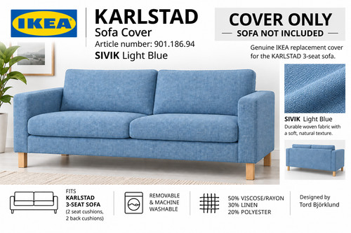 Ikea karlstad seat sofa - ikea, 3-seat