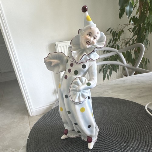 Coalport bone china clown - bone,
