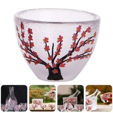  Hand Painted Glass Japanese