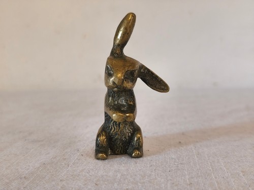 Miniature vintage solid brass - vintage,