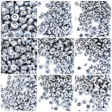 100 pcs 7 mm silver colour