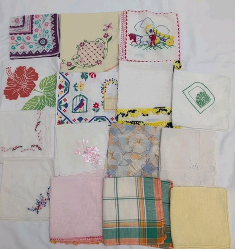 Vintage handkerchief lot - handkerchief,