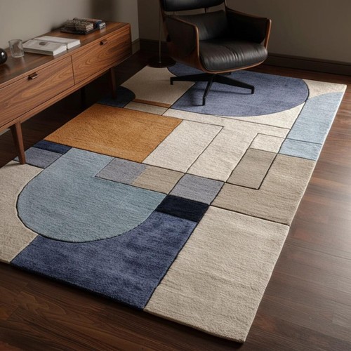 Modern hand tufted rug - tufted,
