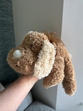 Collectible The Cuddle Crew tan Dog Soft Plush Toy asda 16” long