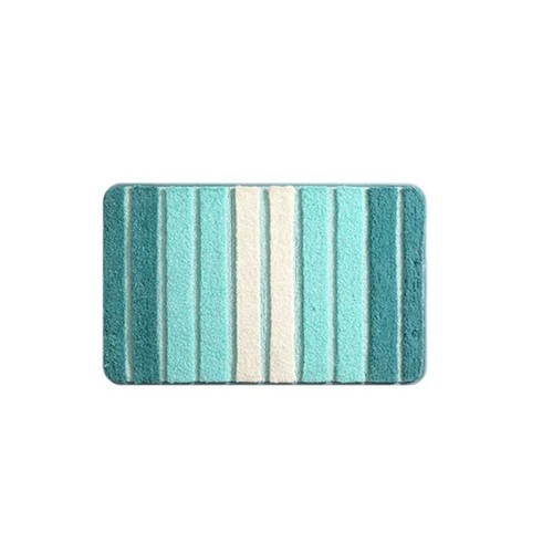 Absorbent stripe bath mats - absorbent,