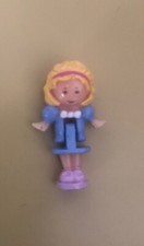 ORIGINAL VINTAGE POLLY POCKET DOLL FIGURE BLUEBIRD PINK HIGH TOP SHOES 1997 PP3c